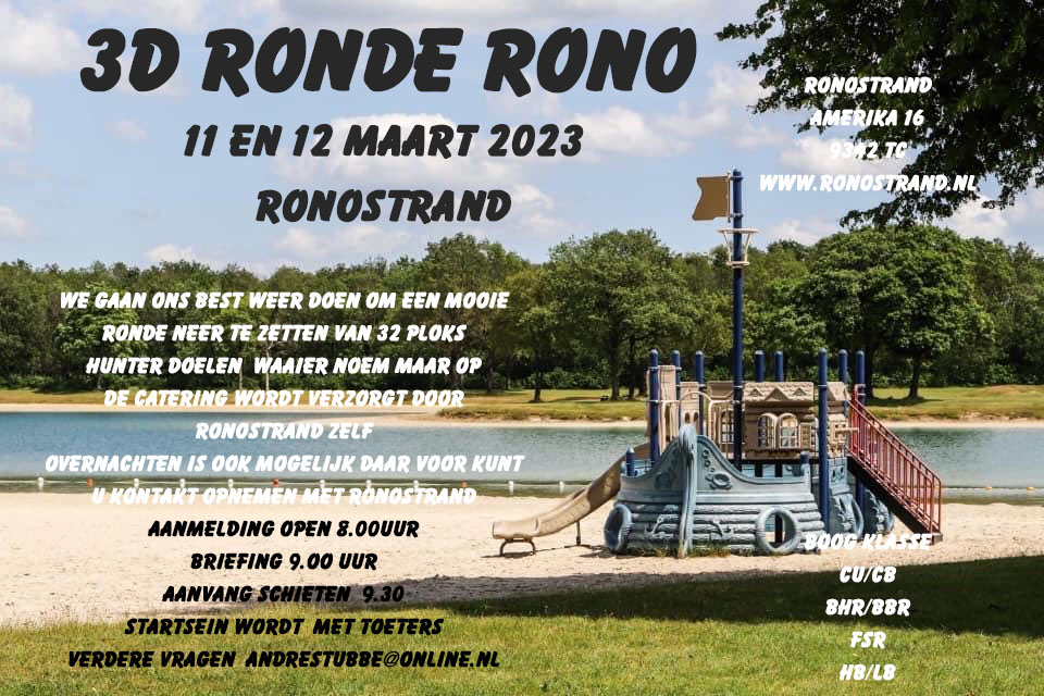 Uitnodiging 3D Ronde Rono 2023