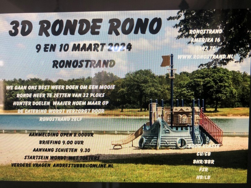 Inschrijving 3D Ronostrand 2024 is vanaf heden open!