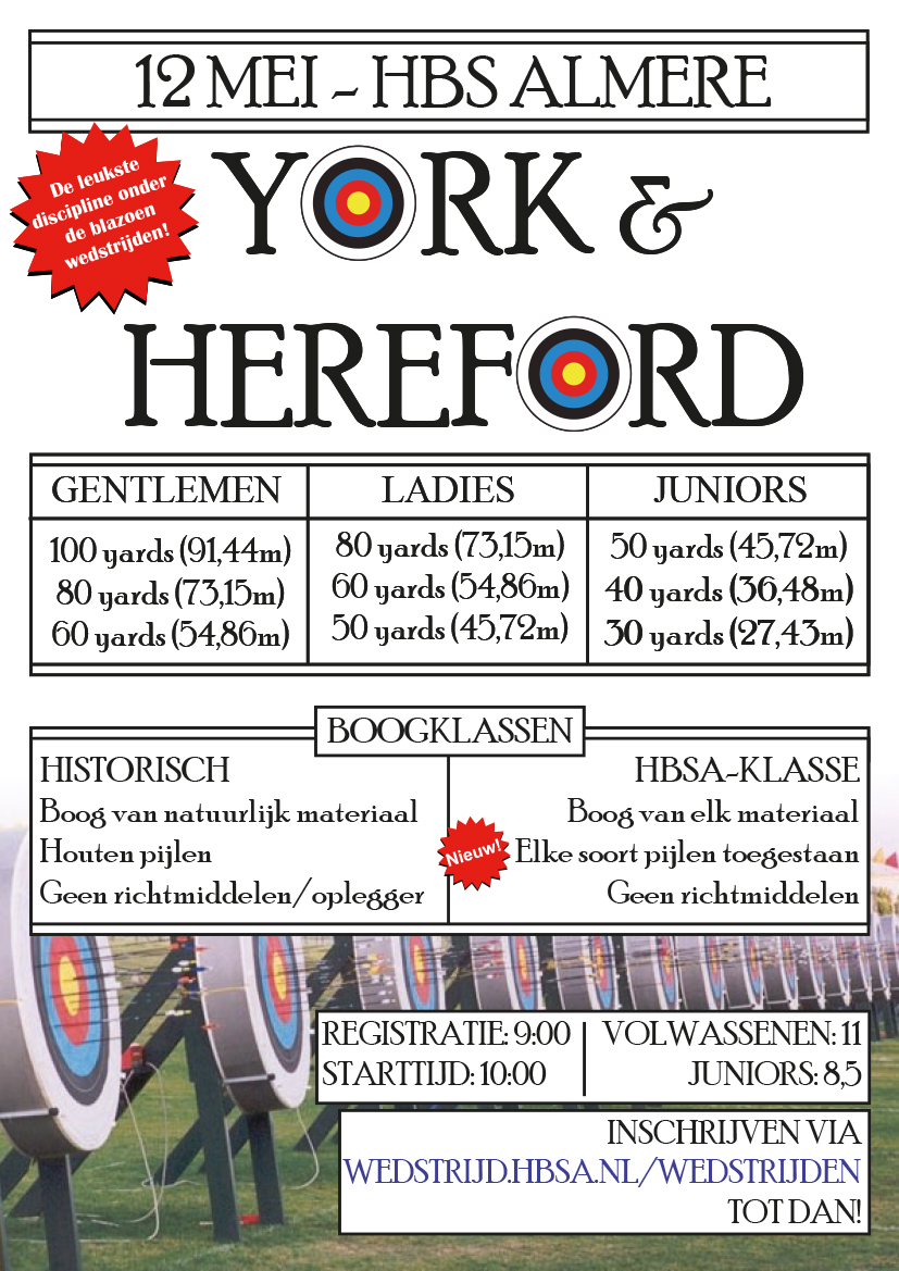 Uitnodiging York & Hereford 2024